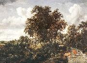 Meindert Hobbema Road on a Dyke oil painting artist